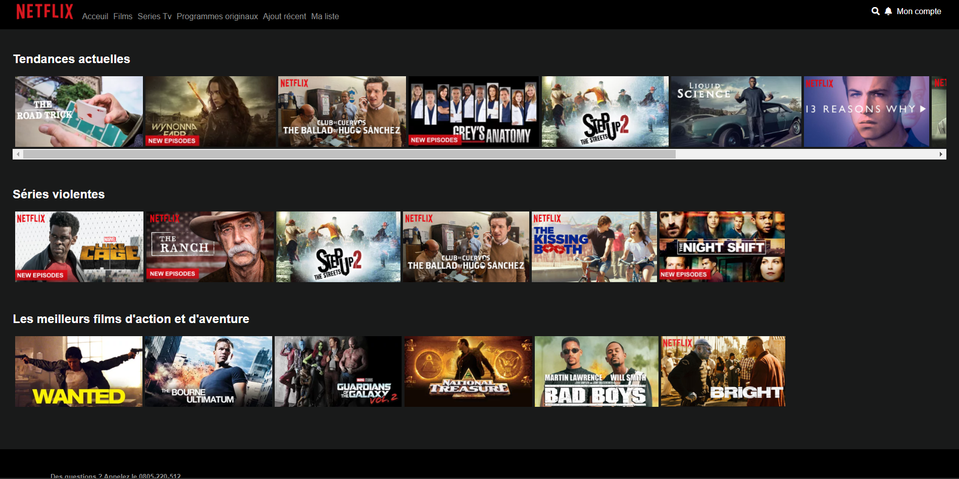 projet clone netflix